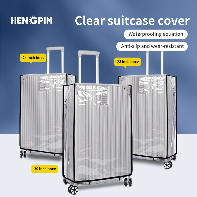 Waterproof Suitcase Cover Protector - Protetor transparente completo da bagagem do