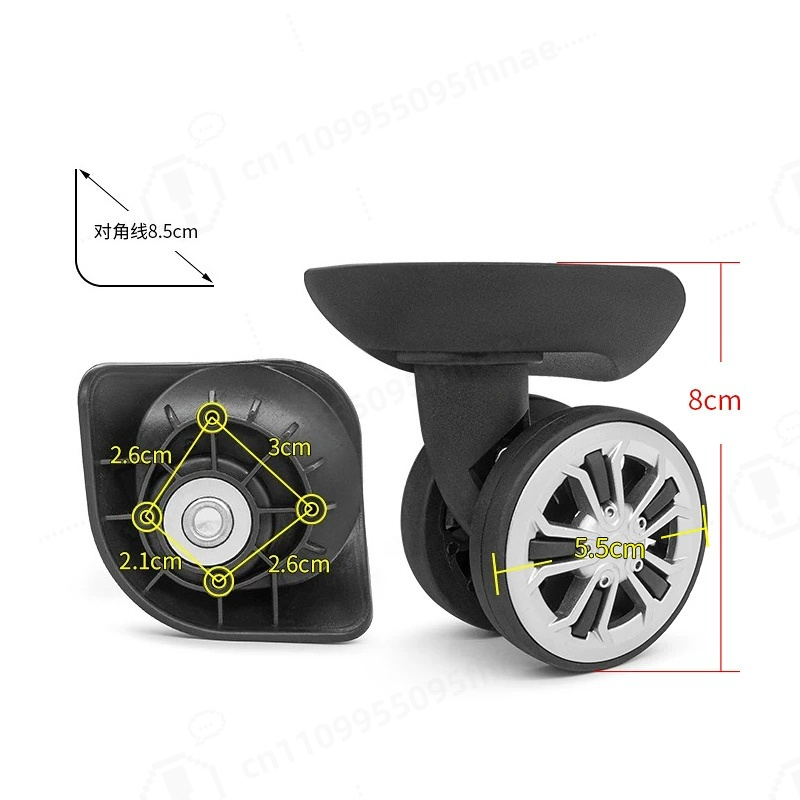 Para a Roda Giratória de Subst - Silent Replacement Luggage Wheels avaliação e preço