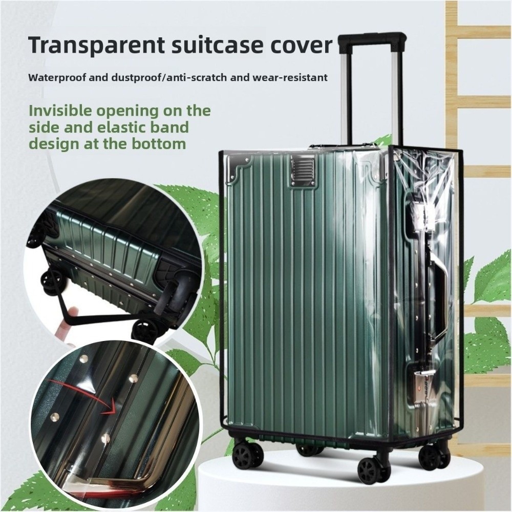 Capa Protetora de Bagagem Tran - Luggage Protective Cover Transparent avaliação e preço