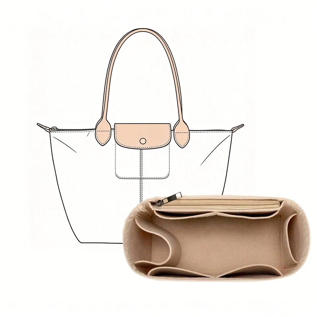 Organizador de Bolsa em Feltro - Cosmetic Bags avaliação e preço