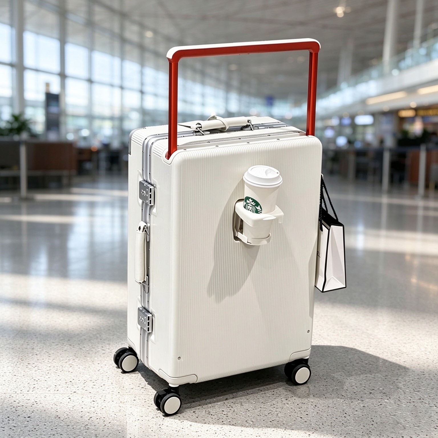 Mala de viagem com estrutura d - Aluminum Frame Carry On Luggage avaliação e preço